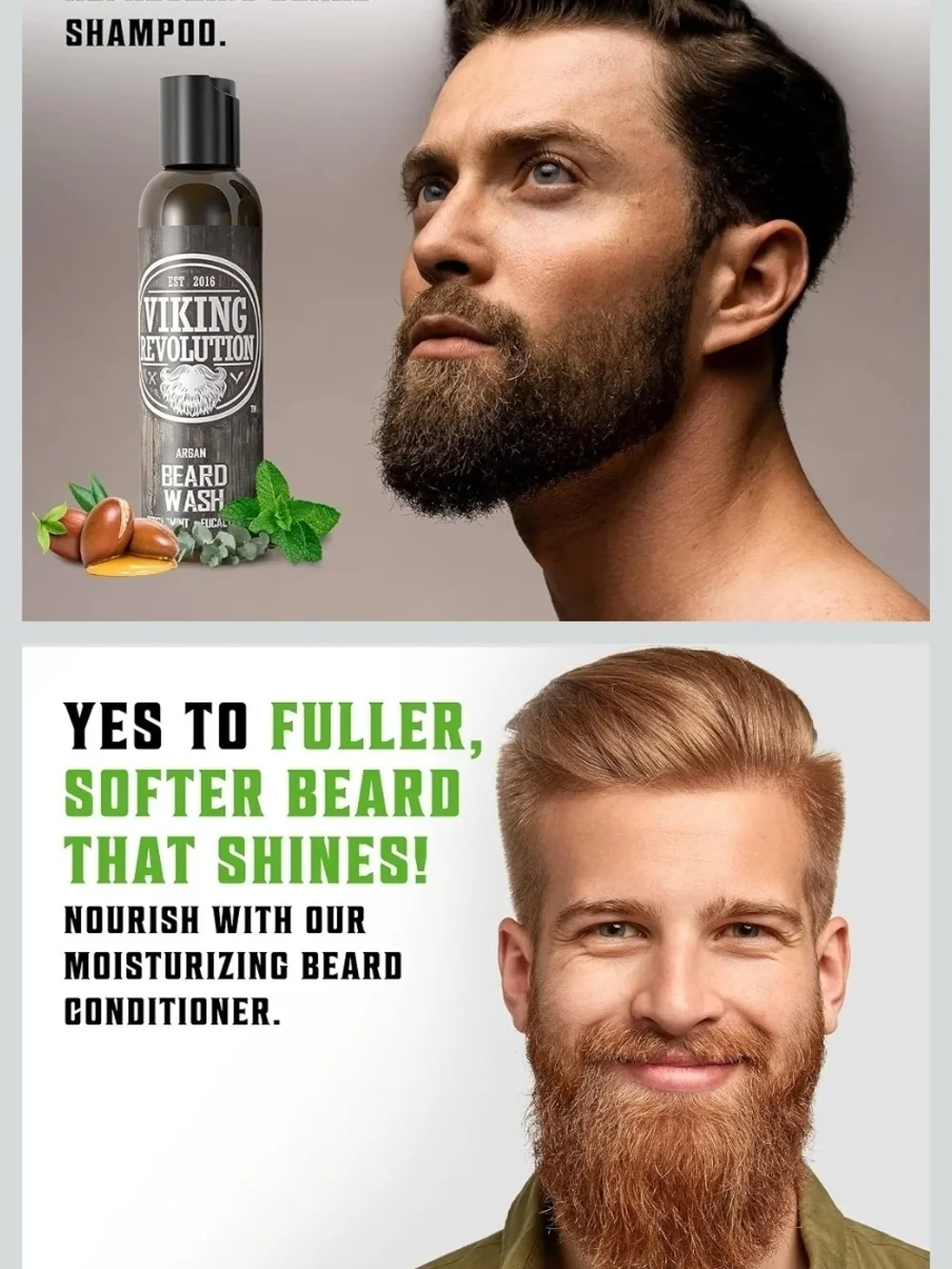 Viking Revolution Beard Wash & Conditioner — NIB